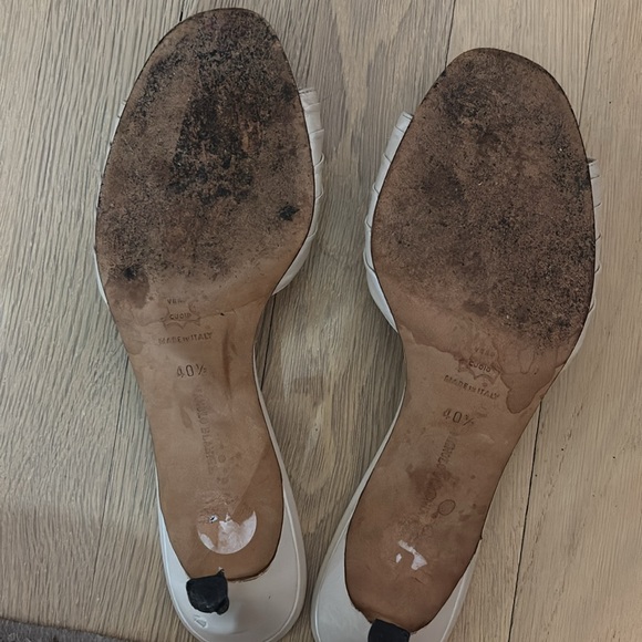 VINTAGE MANOLO BLAHNIK HEELS SIZE 40.5 - Picture 6 of 6